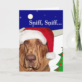 Festividades Cartão de Natal de Bloodhound