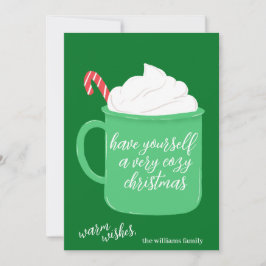 Festividades Cartão de Natal de Caneca de Natal