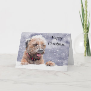 Festividades Cartão de Natal de Cão de Borda