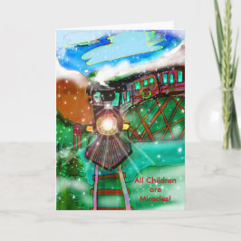 Festividades Cartão de Natal de Caridade Autismo