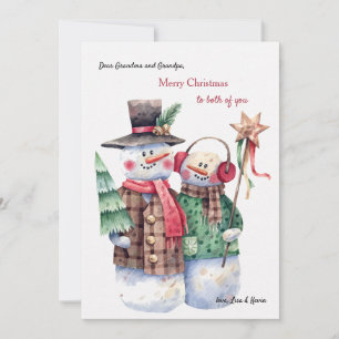 Festividades Cartão de Natal de Casal de Neve