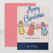 Cartão de Natal de Charlie Angles