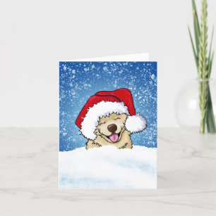 Festividades Cartão de Natal de Chow Sorridente