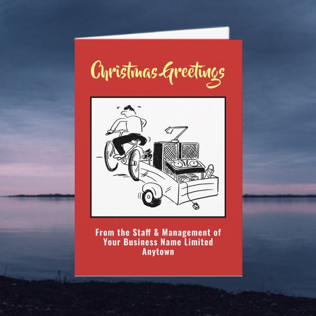 Festividades Cartão de Natal de Disco Jockey ou DJ (Criador carregado)