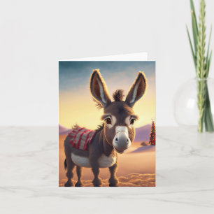 Festividades Cartão de Natal de Donkey