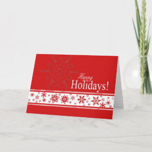 Festividades Cartão de Natal de empresa Dazzzzling Flakes