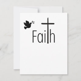 Festividades Cartão de Natal de Fé