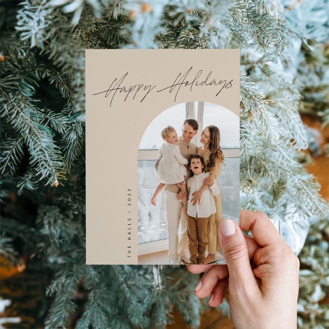 Festividades Cartão de Natal de Férias de Arco Tangente (Criador carregado)