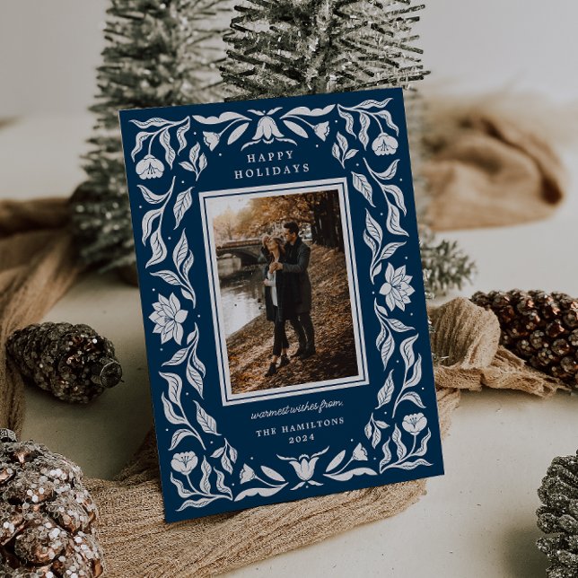 Festividades Cartão de Natal de Férias do ornamentado (Criador carregado)