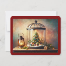 Festividades Cartão de Natal de Férias Simples