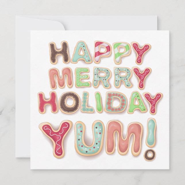 Festividades Cartão de Natal de fosco com cartão de Natal (Frente)