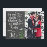 Festividades Cartão de Natal de Foto Chalkboard<br><div class="desc">Cartão de Natal de Foto Chalkboard</div>