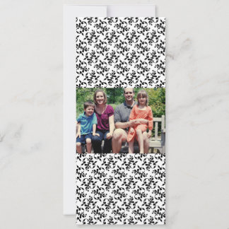 Festividades Cartão de Natal de Foto da Família 4x9