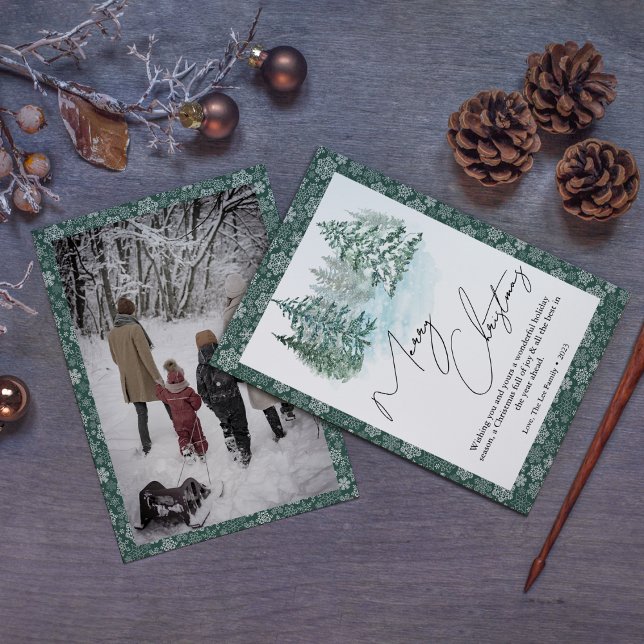 Festividades Cartão de Natal de Fotografias de Pinheiros de Nat (Criador carregado)