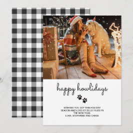 Festividades Cartão de Natal de Fotos de Animais de Estimação F