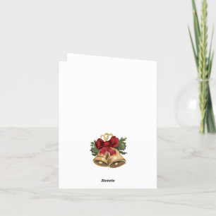 Festividades cartão de natal de gato