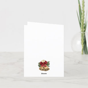 Festividades cartão de natal de gato