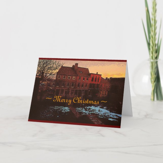 Festividades Cartão de Natal de Gloucester (Frente)