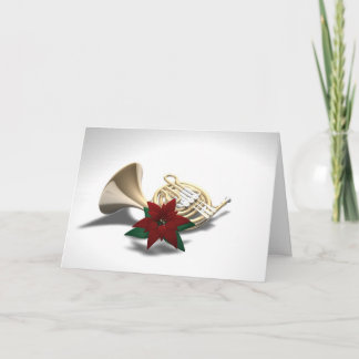 Festividades Cartão de Natal de Horn Poinsettia