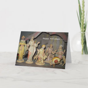 Festividades Cartão de Natal de Jesus do bebê