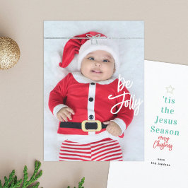 Festividades Cartão de Natal de Jesus Season