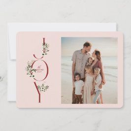 Festividades Cartão de Natal de Joia Botânica