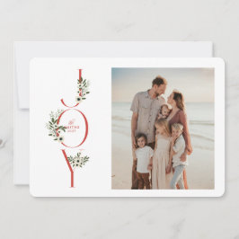 Festividades Cartão de Natal de Joia Botânica