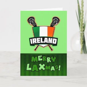 Festividades Cartão de Natal de Lacrosse, na Irlanda, fácil d