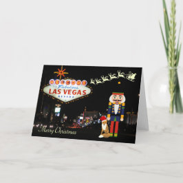 Festividades Cartão de Natal de Las Vegas com Nutcracker