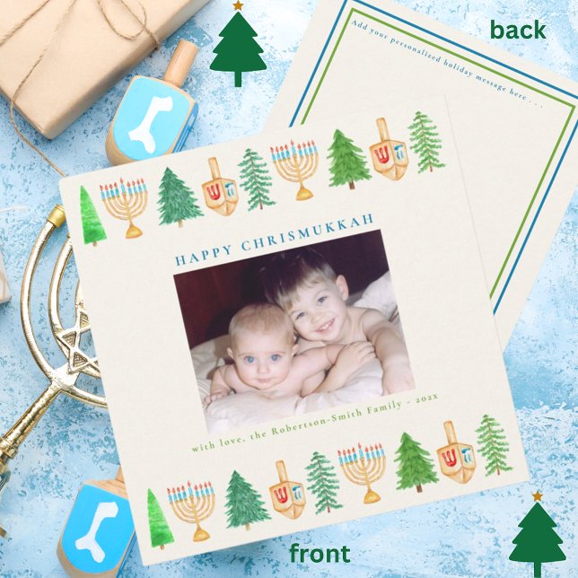 Festividades Cartão de Natal de Mensagem de Feriado de Foto Chr (Criador carregado)