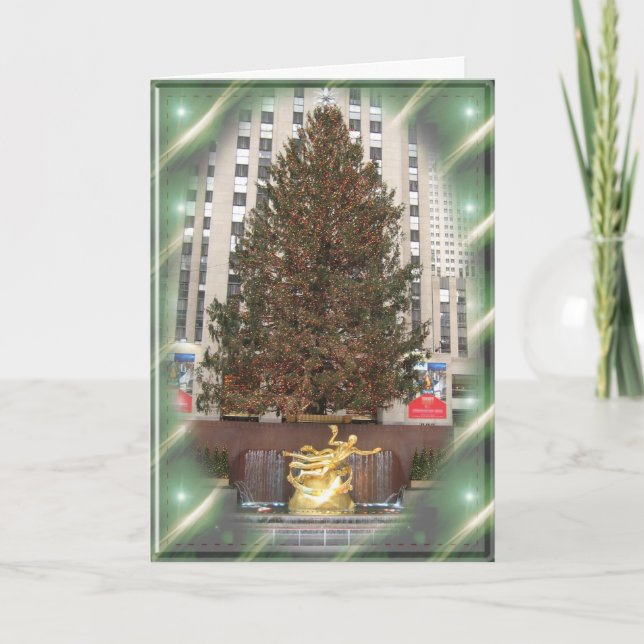Festividades Cartão de Natal de Nova Iorque (Frente)