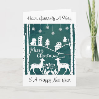 Festividades Cartão de Natal De Papercut