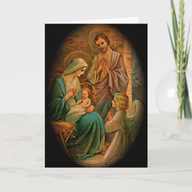 Festividades Cartão de Natal de Presente de Amor (Vazio, Person (Frente)