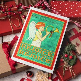 Festividades Cartão de Natal de Regozijo