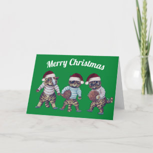 Festividades Cartão de Natal de Rugby