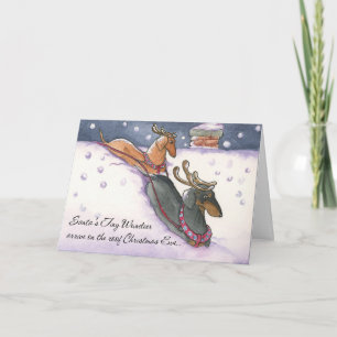 Festividades Cartão de Natal de Tiny Weindeer