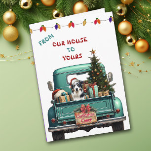 Festividades Cartão de Natal De Truck De Três Colores Australia