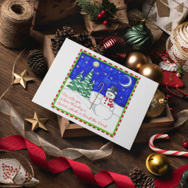 Festividades Cartão de Natal de Urso Neves