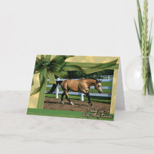 Festividades Cartão de Natal de Vazio de Cavalo Trimestral