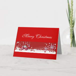 Festividades Cartão de natal decorativo
