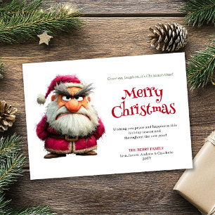 Festividades Cartão de Natal digital divertido e caprichoso do 
