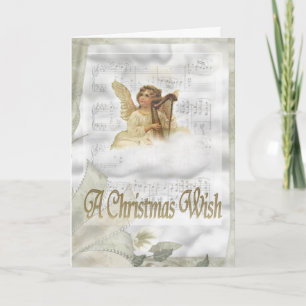 Festividades Cartão de Natal do anjo