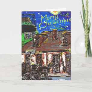 Festividades Cartão de Natal do bairro francês