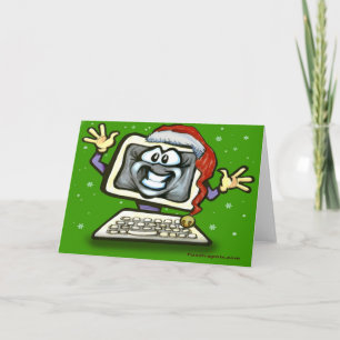 Festividades Cartão de Natal do computador
