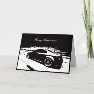 Festividades Cartão de Natal do Coupe Car G35