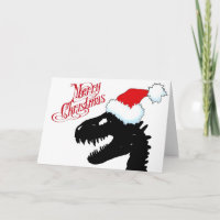 Cartão de Natal do dinossauro