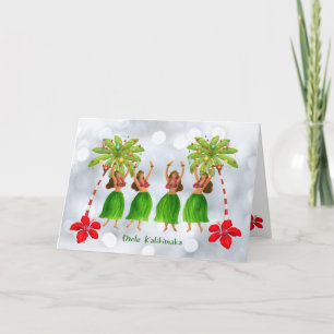 Festividades Cartão de Natal do Havaí Mele Kalikimaka