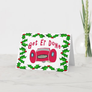 Festividades Cartão de Natal do mecânico