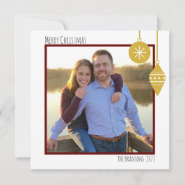 Festividades Cartão de Natal do Ornament