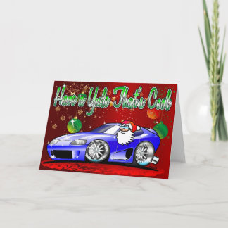 Festividades Cartão de Natal do papai noel dos desenhos